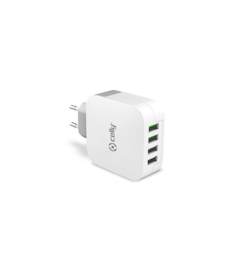 Caricatore 4 porte USB 4.8A Celly