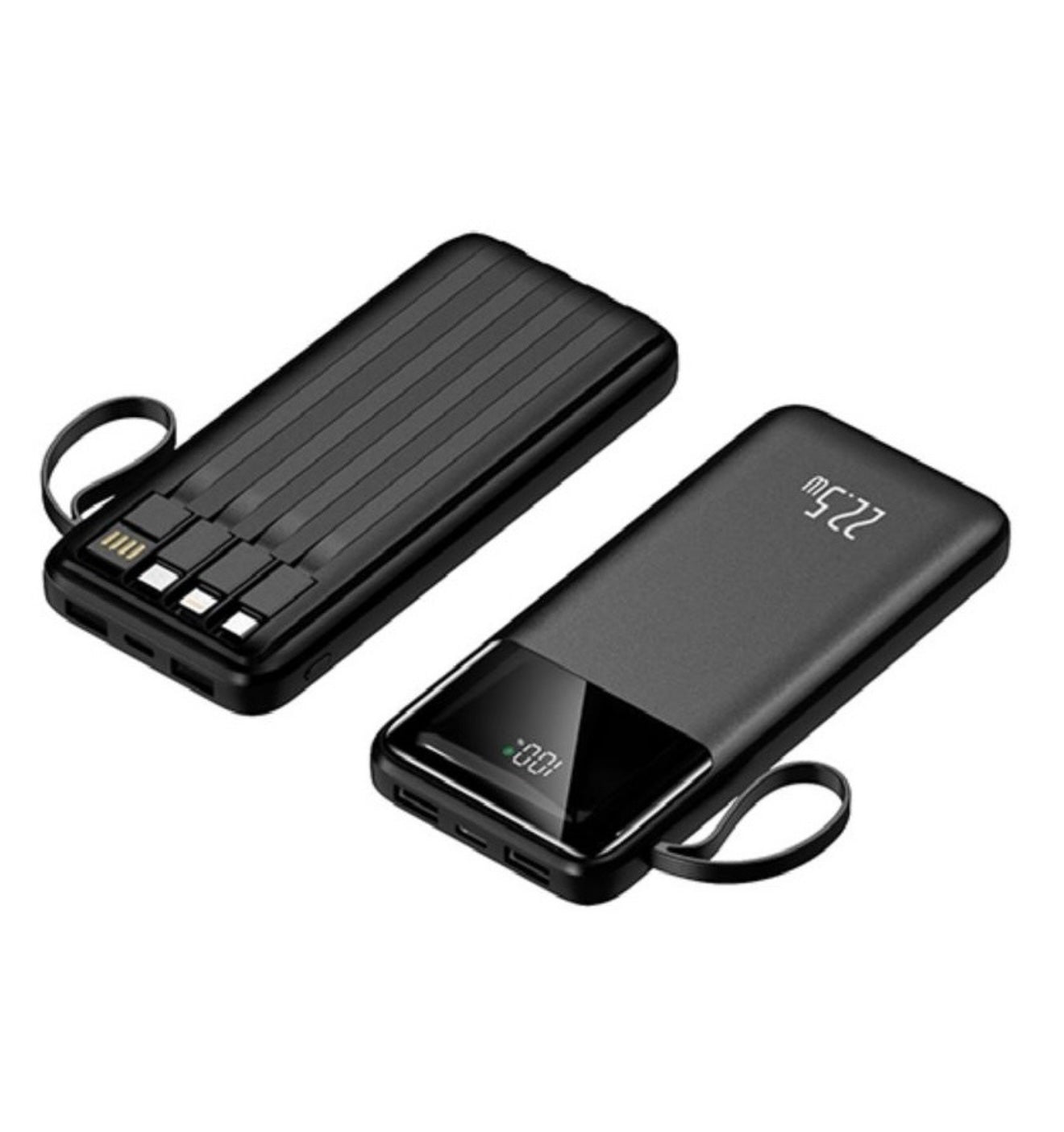 Powerbank 10.000mAh 22.5W con 4 cavi integrati