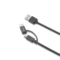 Cavo 2in1 Micro USB e USB-C Celly