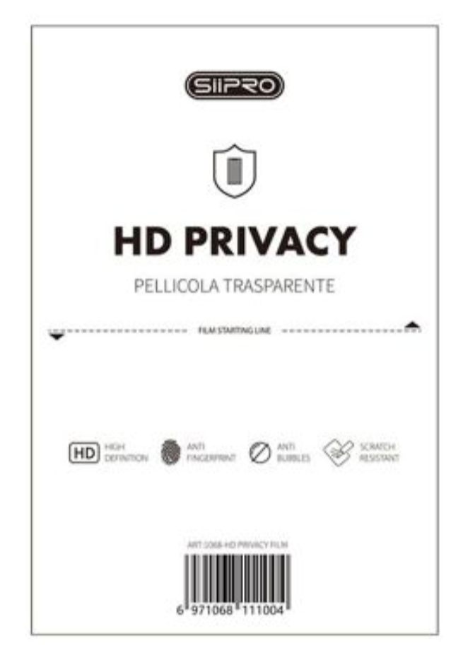 Pellicola TPU privacy per smartphone/watch