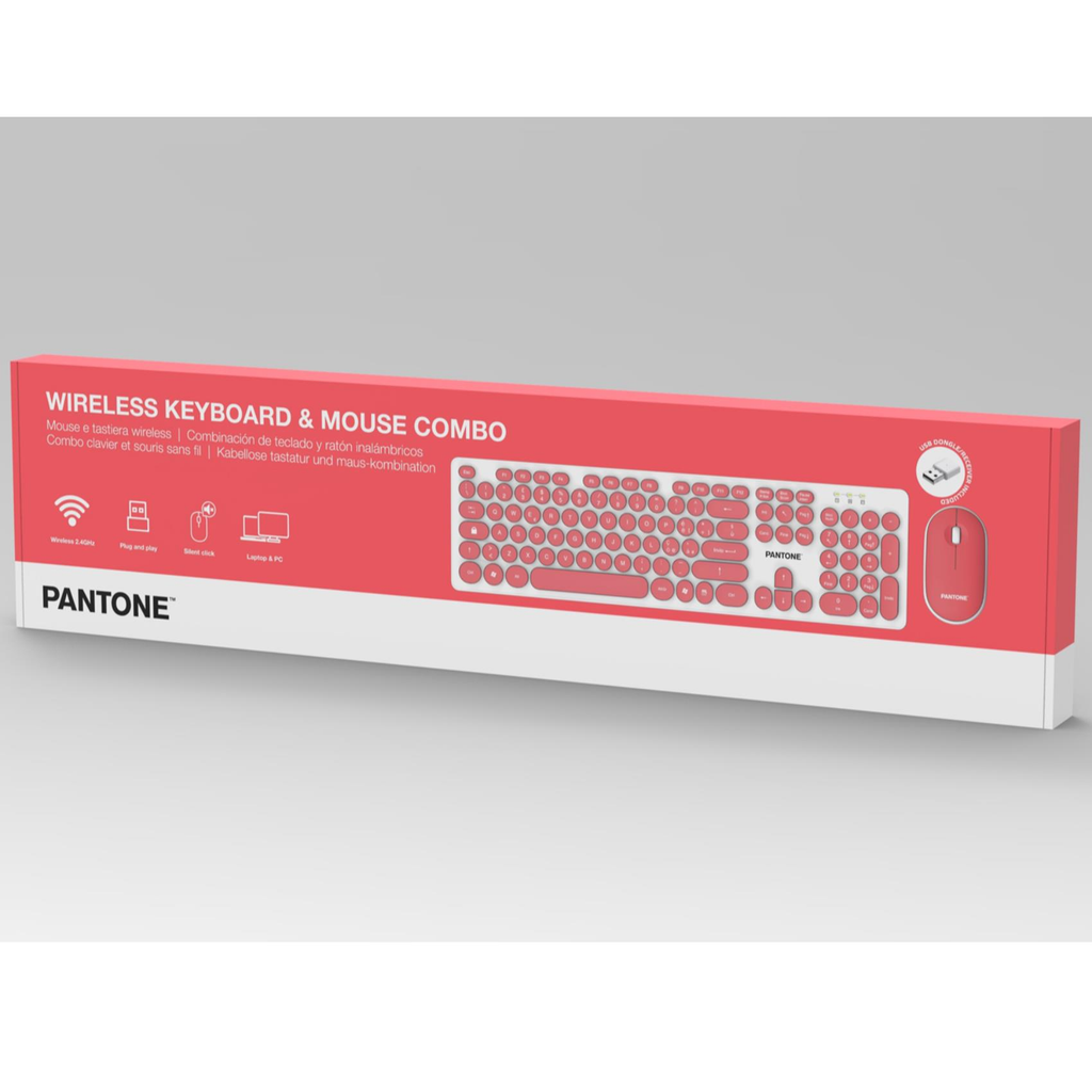 Kit Tastiera + Mouse Wireless Pantone